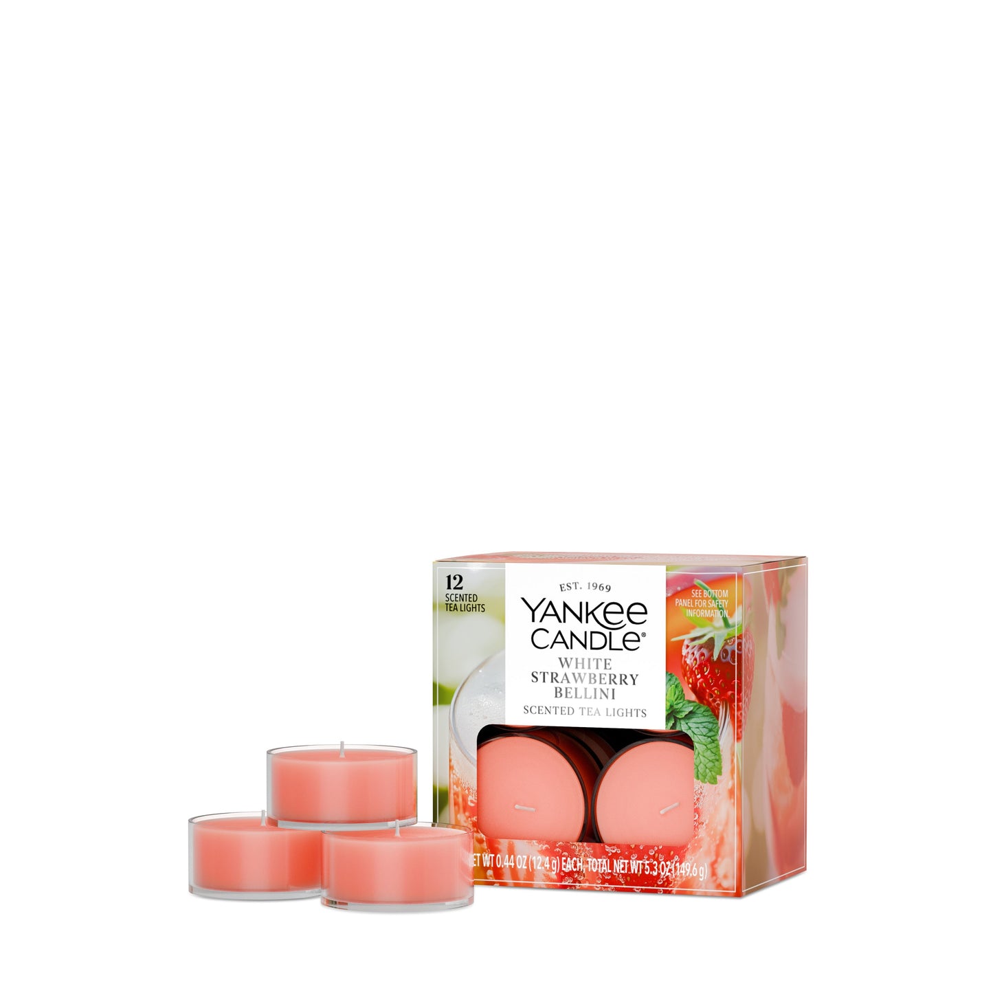 White Strawberry Bellini Drop 2-0733
